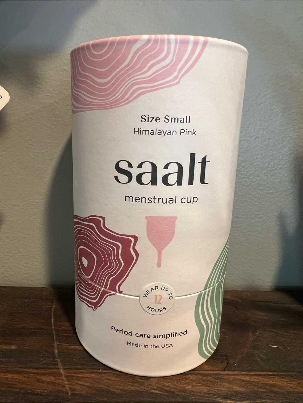 Saalt Soft Menstrual Cup Flexible/Reusable Himalayan Pink Size Small